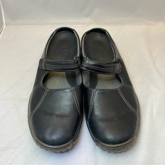 Clark's Clog Leather Shoes women’s size 10 - Picture 5 of 6